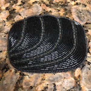 Beautiful vintage hand beaded change purse